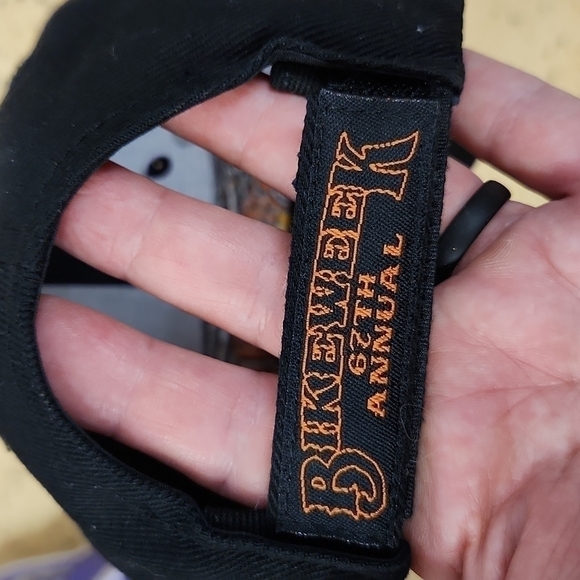 BIKE week 2007 myrtle Beach hat velcro back closure cloth hat great condition - Picture 3 of 5